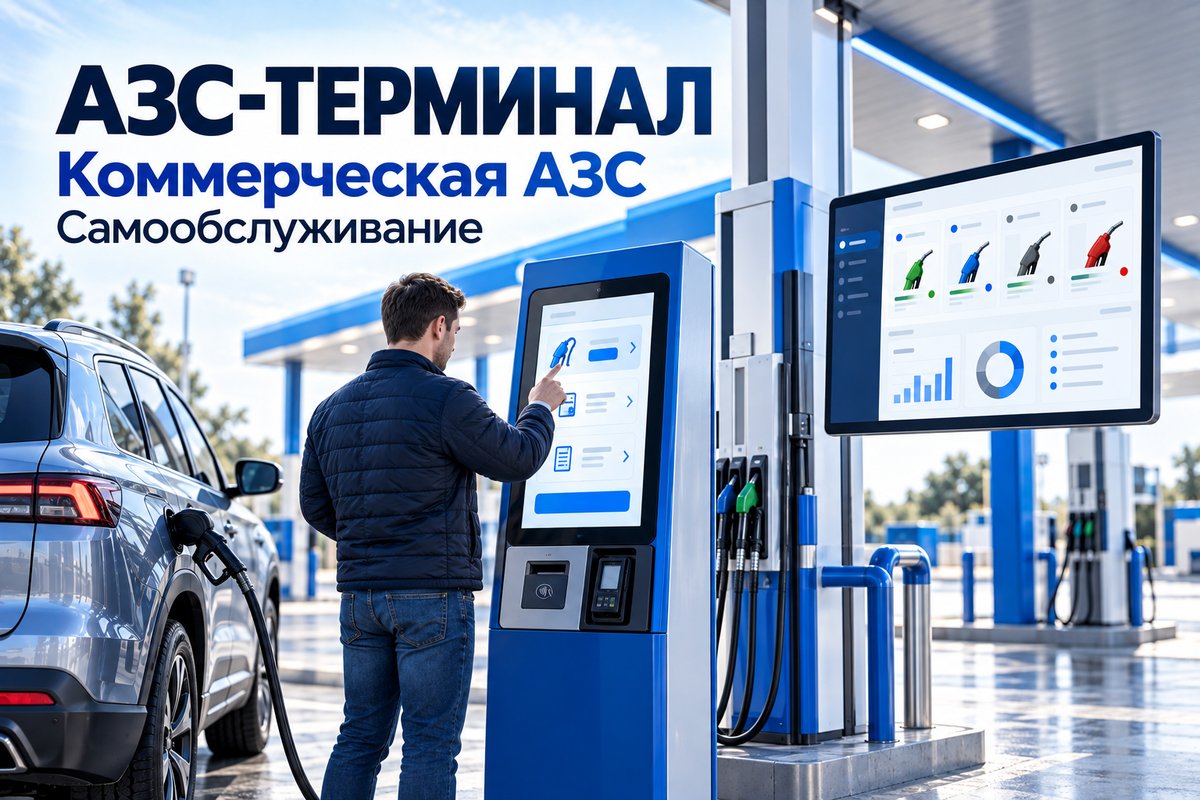 АЗС-Терминал Коммерческий: самообслуживание